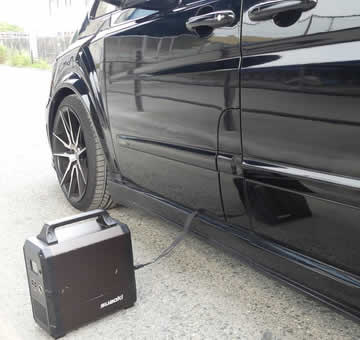 PHEV車等の車内から